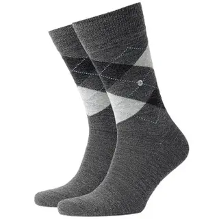 Produktfoto för Burlington Strumpor 3P Edinburgh Wool Sock Mörkgrå Strl 46/50 Herr