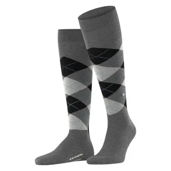 Alternativ bild 0 för Burlington Strumpor Edinburgh Wool Knee High Sock Ljusgrå Strl 40/46