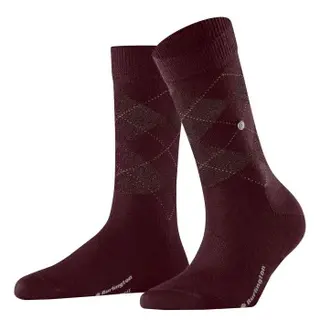 Produktfoto för Burlington Strumpor Marylebone Glitter Women Socks Vinröd Strl 36/41 Dam