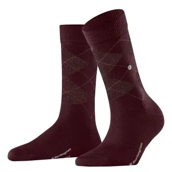 Alternativ bild 0 för Burlington Strumpor Marylebone Glitter Women Socks Vinröd Strl 36/41 Dam