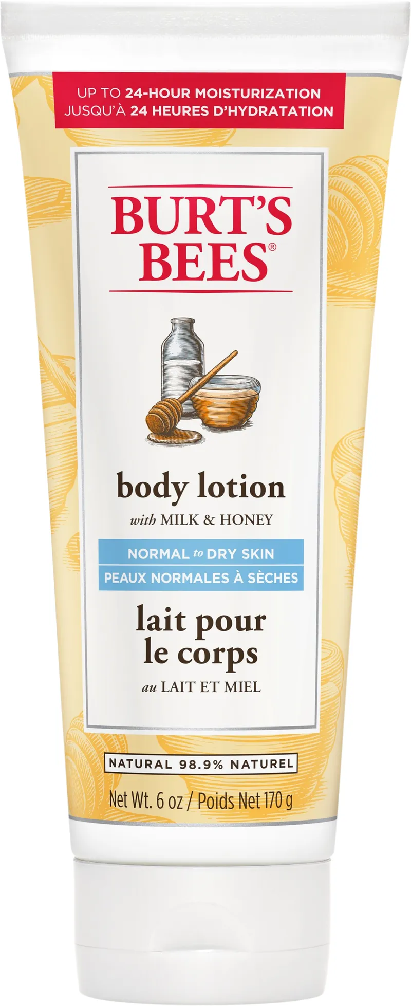 Alternativ bild 0 för Burt's Bees Naturally Nourishing Milk & Honey Body Lotion - 170 ml
