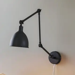 Produktfoto för By Rydéns - Bazar Vägglampa Grey By Rydéns