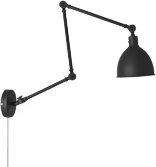 Produktfoto för By Rydéns - Bazar Vägglampa Svart