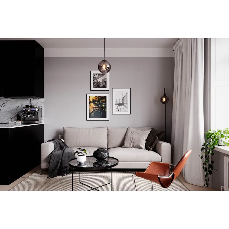 Bild 2 för By Rydéns - Boyle Golvlampa Smoke Grey By Rydéns