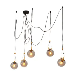 Produktfoto för By Rydéns - Carry 5 Taklampa Grey By Rydéns