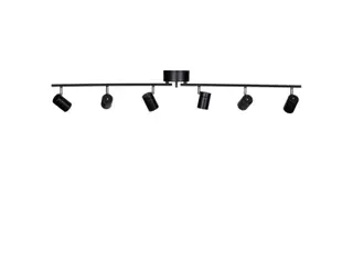 Produktfoto för By Rydéns - Correct 6 Plafond Matt Black By Rydéns