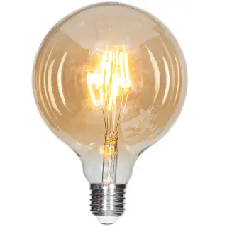 Produktfoto för by Rydéns, Filament ljuskälla LED dimbar glob E27 4W Ø125mm Amber