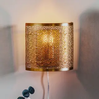 Produktfoto för By Rydéns - Hermine Vägglampa H21 cm Mat Mässing