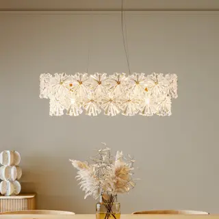 Produktfoto för by Rydéns, Lorraine Taklampa L75cm mässing/klar