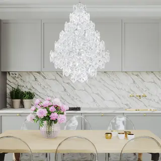Produktfoto för By Rydéns - Monarque Grande Taklampa Ø57 Chrome/Clear By Rydéns