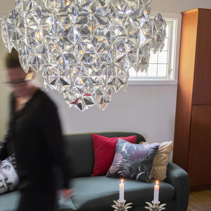 Bild 4 för By Rydéns - Monarque Grande Taklampa Ø57 Chrome/Clear By Rydéns