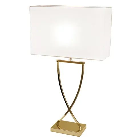Alternativ bild 0 för By Rydéns - Omega Bordslampa H69 Brass/White By Rydéns