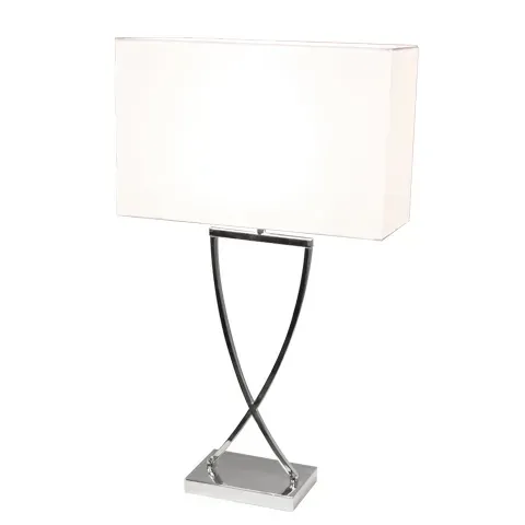 Alternativ bild 0 för By Rydéns - Omega Bordslampa H69 Chrome/White By Rydéns