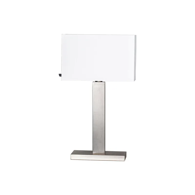 Alternativ bild 0 för By Rydéns - Prime Bordslampa H69 Brushed Steel/White By Rydéns