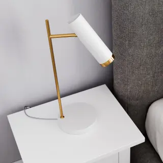 Produktfoto för By Rydéns - Puls Bordslampa White/Brass By Rydéns