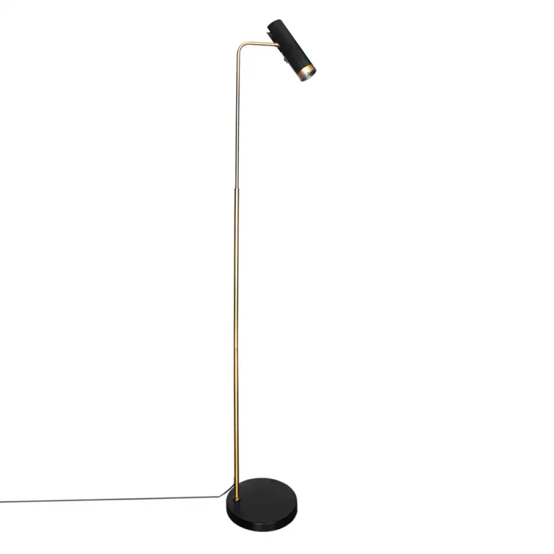 Alternativ bild 0 för By Rydéns - Puls Golvlampa Black/Brass By Rydéns