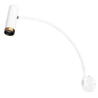 Produktfoto för By Rydéns - Puls Vägglampa XL White/Brass By Rydéns