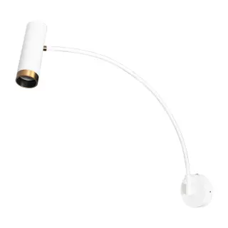 Produktfoto för By Rydéns - Puls Vägglampa XL White/Brass By Rydéns