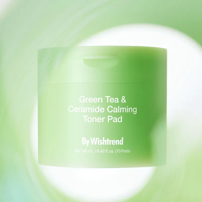 Bild 6 för By Wishtrend Green Tea & Ceramide Calming Toner Pad 190ml 70 Pads