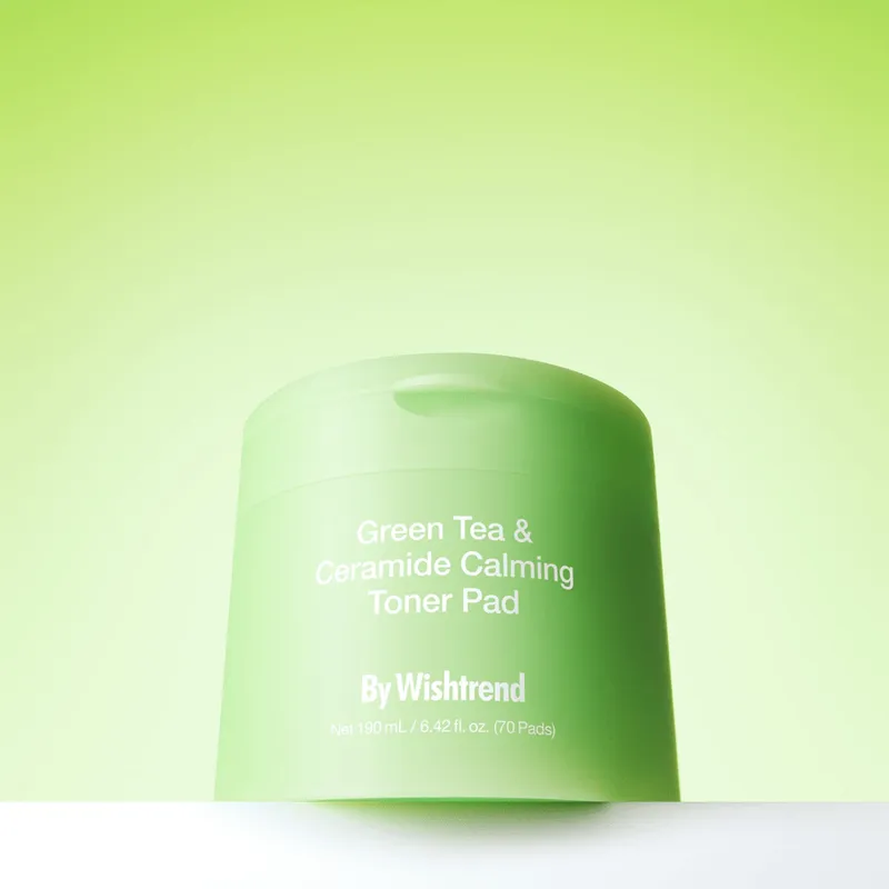 Bild 7 för By Wishtrend Green Tea & Ceramide Calming Toner Pad 190ml 70 Pads