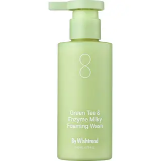 Produktfoto för By Wishtrend - Green Tea & Enzyme Milky Foaming Wash 140 ml på Skincity.com