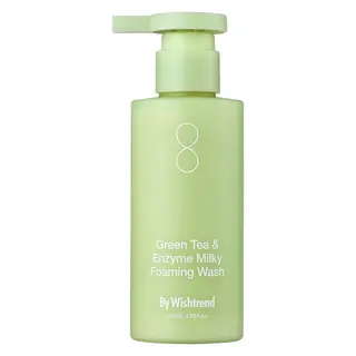 Produktfoto för By Wishtrend - Green Tea & Enzyme Milky Foaming Wash 140 ml på Skincity.com