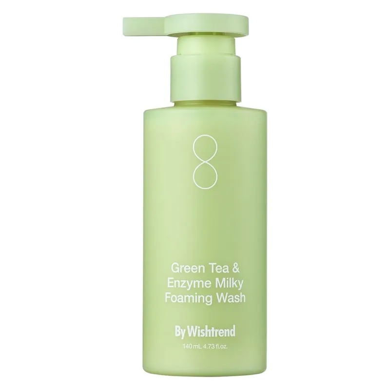 Bild 1 för By Wishtrend - Green Tea & Enzyme Milky Foaming Wash 140 ml på Skincity.com