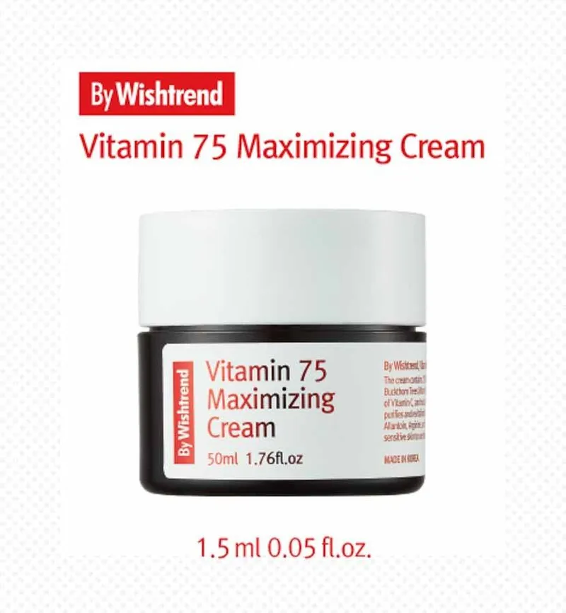 Bild 3 för By Wishtrend - Vitamin 75 Maximizing Cream 50 ml på Skincity.com