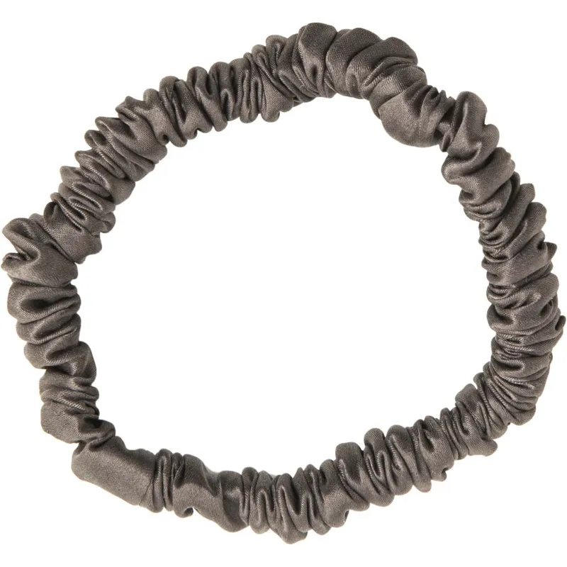 Bild 1 för ByBarb Silk Hair Tie Thin Dark gray