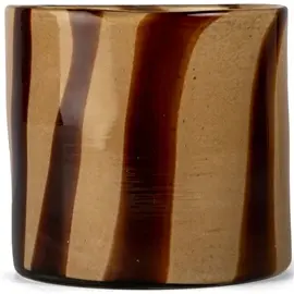 Produktfoto för Byon - Calore Ljuslykta 15x15 cm Beige/Brun Rand