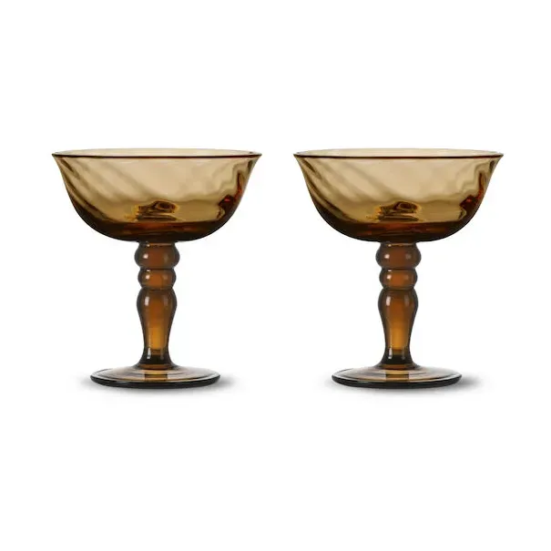 Alternativ bild 0 för Byon Opacity italiensk champagnekupa 15 cl 2-pack Brun
