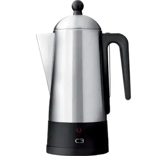Produktfoto för C3 Design perkolator 6 koppar, rostfritt stål
