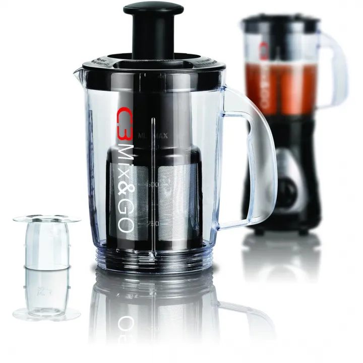 Alternativ bild 0 för C3 Juicekanna Mix&Go Svart