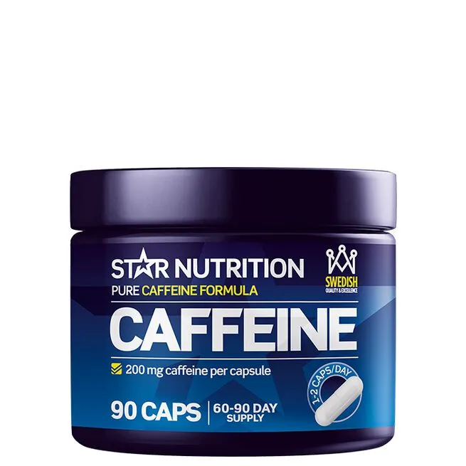 Alternativ bild 0 för Caffeine 200 mg, 90 kapslar, Star Nutrition