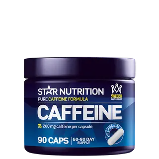 Produktfoto för Caffeine 200 mg, 90 kapslar, Star Nutrition