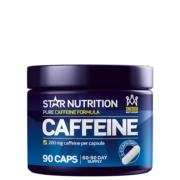 Alternativ bild 0 för Caffeine 200 mg, 90 kapslar, Star Nutrition