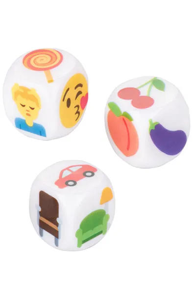 Bild 1 för Cal Exotics Emojigasm Dice - Tärningsspel