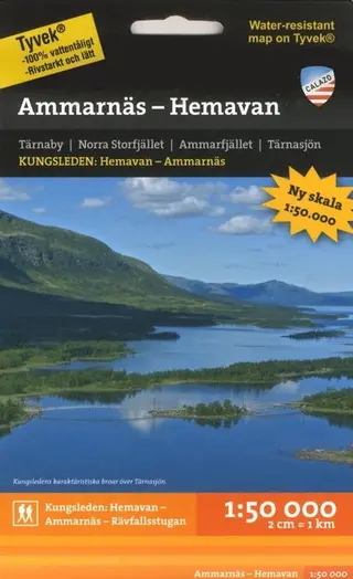Produktfoto för Calazo Ammarnäs - Hemavan 1:50.000