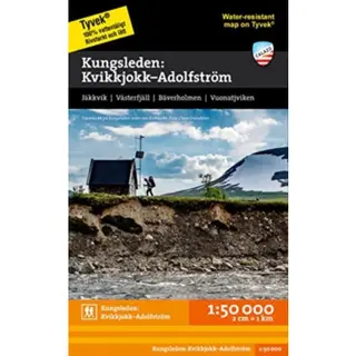 Produktfoto för Calazo Kungsleden: Kvikkjokk-adolfström 1:50.000
