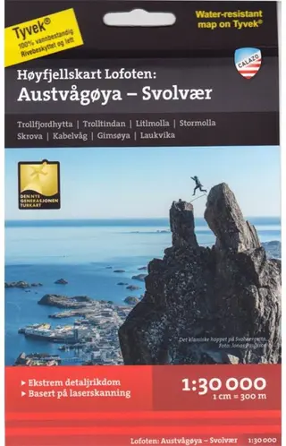 Produktfoto för Calazo Lofoten Austvågöya-Svolvaer Tyvek