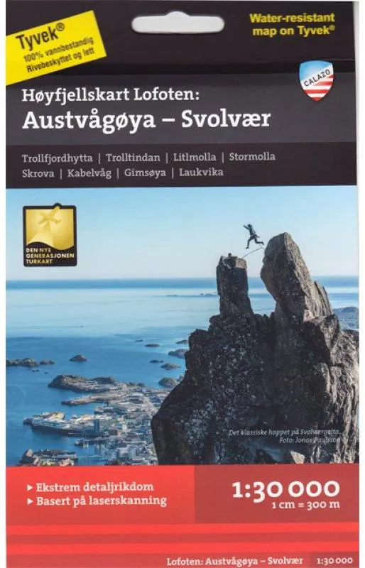 Alternativ bild 0 för Calazo Lofoten Austvågöya-Svolvaer Tyvek