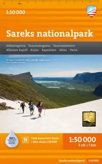 Produktfoto för Calazo Sareks Nationalpark1:50.000