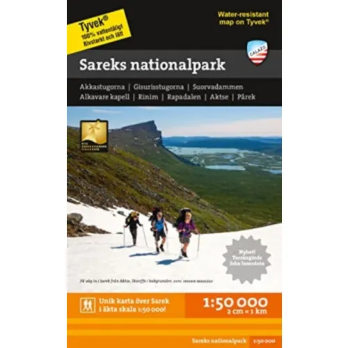 Alternativ bild 0 för Calazo Sareks Nationalpark1:50.000