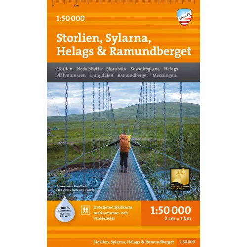 Alternativ bild 0 för Calazo Storlien Sylarna Helags Ramundberget 1:50.000