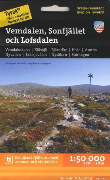 Alternativ bild 0 för Calazo Vemdalen, Sonfjället & Lofsdalen 1:50.000