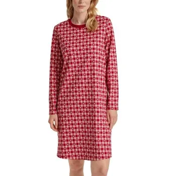 Alternativ bild 0 för Calida Family And Friends Short Nightdress Röd bomull Small Dam