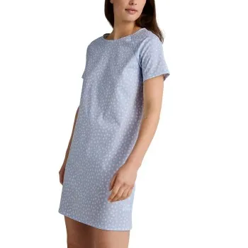 Alternativ bild 0 för Calida Favourites Sleep Nightdress Ljusblå bomull Medium Dam