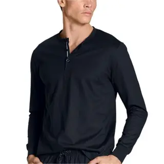 Produktfoto för Calida Remix Basic Sleep Sweat-Shirt Mörkblå bomull Large Dam