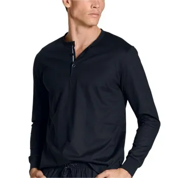 Alternativ bild 0 för Calida Remix Basic Sleep Sweat-Shirt Mörkblå bomull Large Dam