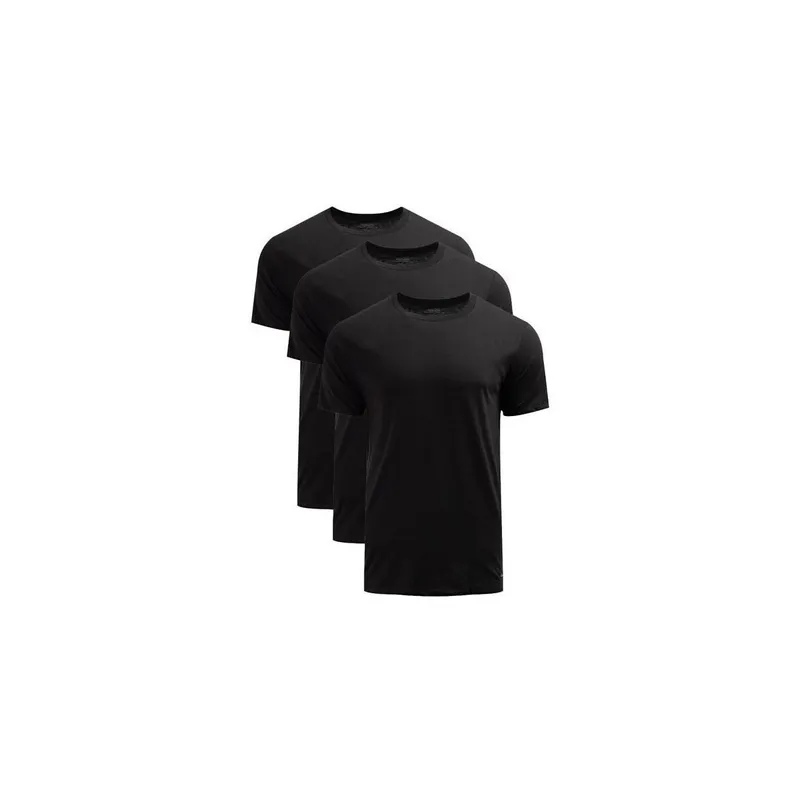 Bild 3 för Calvin Klein 3P Cotton Stretch Crew Neck T-Shirt Svart bomull Small Herr